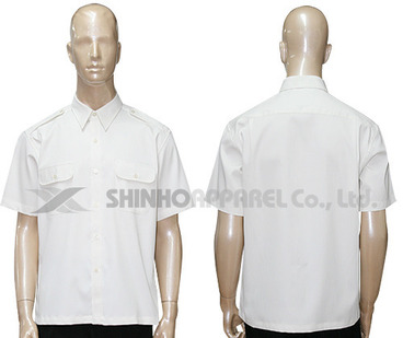 SHN-160 기능성 백색 웨스턴 남방 셔츠
